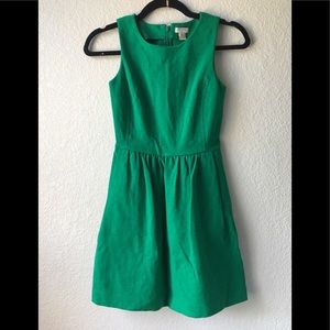 J. Crew Petite Daybreak Dress in Dublin Green XXSP